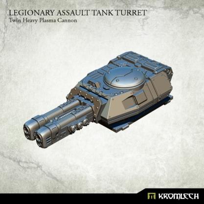 Kromlech Conversion Bitz: Legionary Assault Tank Turret - Twin Heavy Plasma Cannon (1)