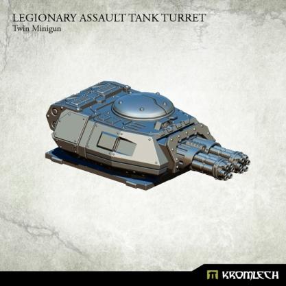 Kromlech Conversion Bitz: Legionary Assault Tank Turret - Twin Minigun (1)