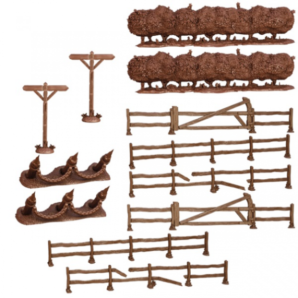 Terrain Crates: Battlefield Fences & Hedges