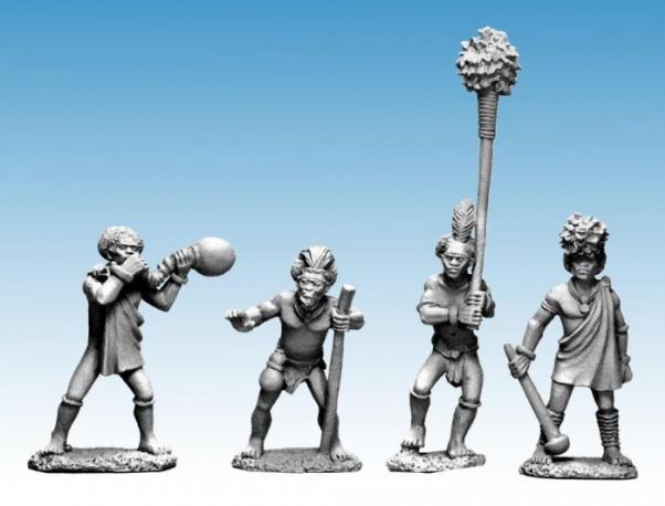 28mm Modern: Darkest Africa - Shilluk Characters (4)