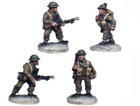 Crusader Miniatures: British Bren Gun Teams (4)