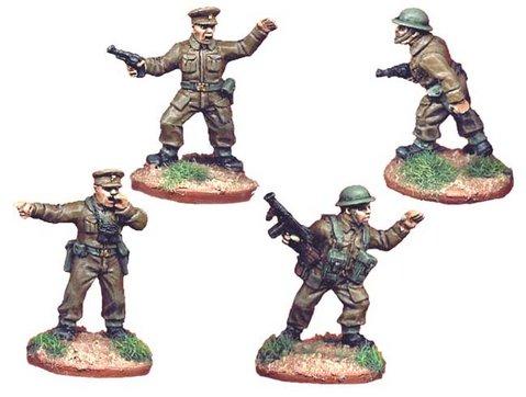 Crusader Miniatures: British Infantry Command (4)