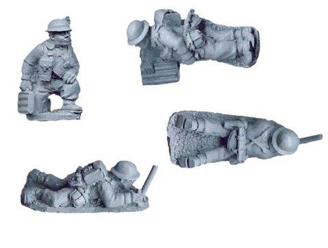 Crusader Miniatures: British 2'' Mortar Teams (4)