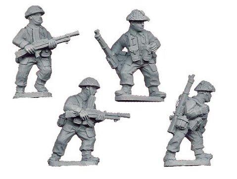 Crusader Miniatures: Late British Bren Gun Teams (4)