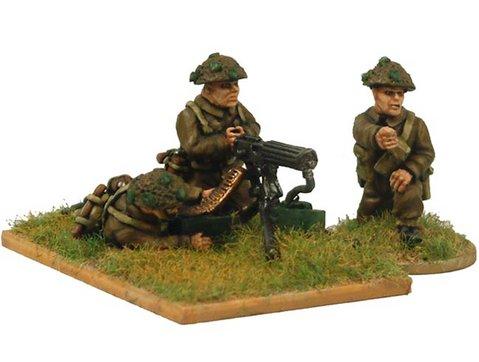 Crusader Miniatures: Late British Vickers MG and crew (1 MG, 3 crew)
