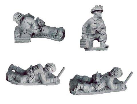 Crusader Miniatures: Late British 2inch Mortar Teams (4)