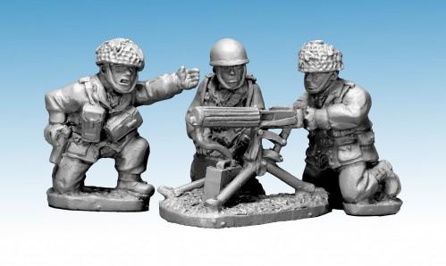 Crusader Miniatures: British paratrooper Vickers MMG & 3 crew