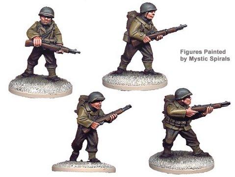 Crusader Miniatures: US Riflemen I (4)