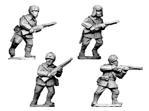 Crusader Miniatures: Russian Infantry, Winter Uniform in fur hats 2 (4)