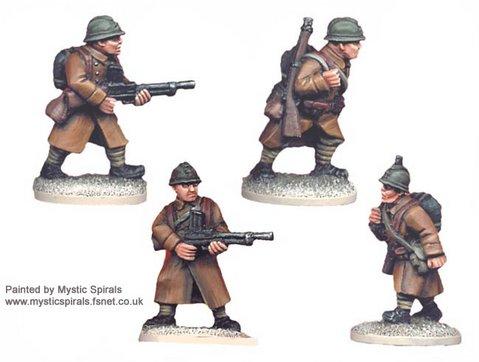 Crusader Miniatures: French LMG Teams (4)