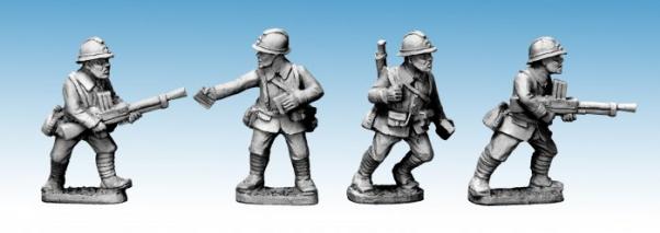 Crusader Miniatures: Dragon Portes LMG Teams (4)
