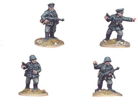 Crusader Miniatures: German Infantry Command (4)
