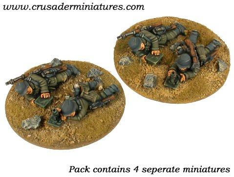 Crusader Miniatures: German 5cm Mortar Teams