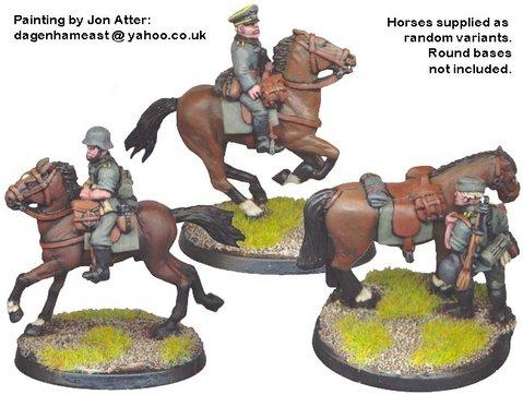 Crusader Miniatures: German Cavalry Command (3)