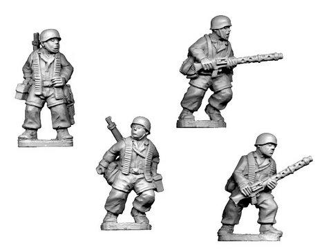 Crusader Miniatures: Fallschirmjager MG34 Teams (4)