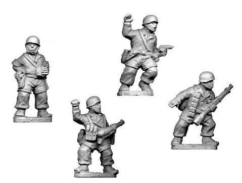 Crusader Miniatures: German Fallschirmjager Command (4)