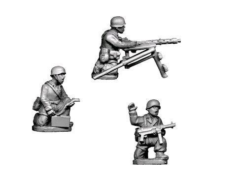 Crusader Miniatures: Fallschirmjager Static MG34 (4)