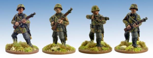 Crusader Miniatures: German Schützen with Rifles 2 (4)