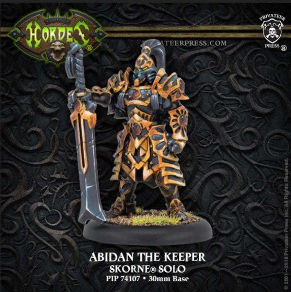 Hordes: (Skorne) Abidan the Keeper (1) (metal/resin)
