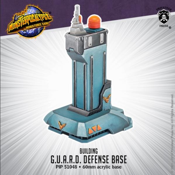 Monsterpocalypse: Buildings - G.U.A.R.D. Defense Base (resin)