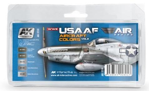 AK-Interactive: WW2 USAAF Aircraft Colors Set Vol2 [MFG OOP]