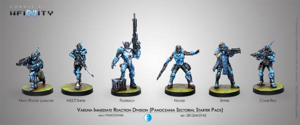 Infinity (#743) PanOceania: Varuna Immediate Reaction Division Starter Pack