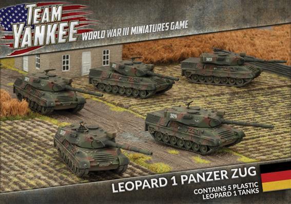Team Yankee: (German) Leopard 1 Panzer Zug (5 Tanks)