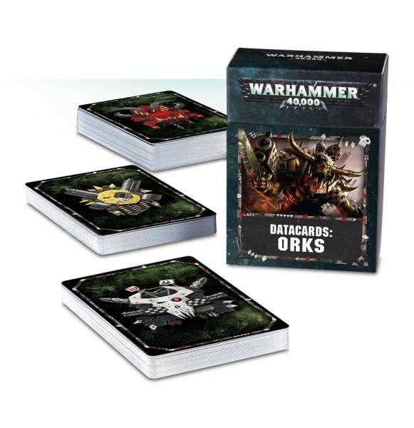 Warhammer 40K: Orks Datacards [MFG OOP]