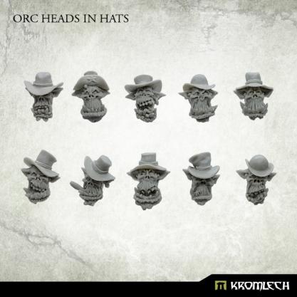 Conversion Bitz: Orc Heads in Hats (10)