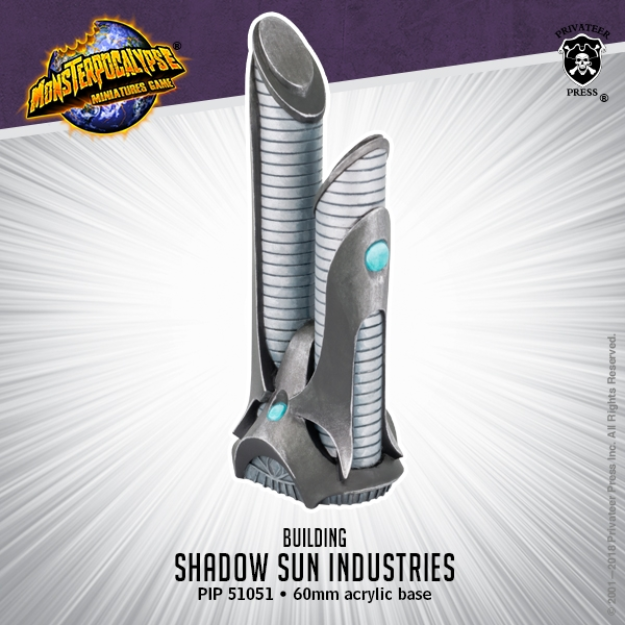 Monsterpocalypse: Buildings - Shadow Sun Industries (resin)