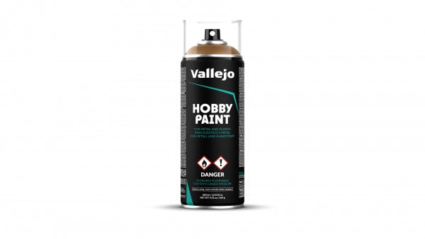 Vallejo: Leather Brown Spray Primer (400ml Can)