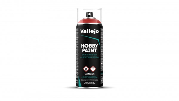 Vallejo: Scarlet Red Spray Primer (400ml Can)