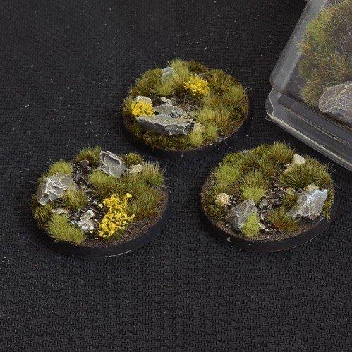 Battle Ready Bases: Highland Round 50mm (x3)