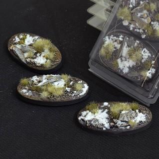 Battle Ready Bases: Winter Oval 75mm (x3)