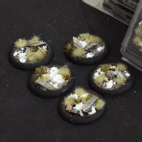 Battle Ready Bases: Winter RoundLip 40mm (x5)
