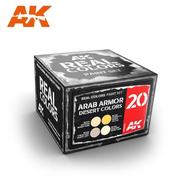 AK-Interactive: Real Colors - Arab Armor Desert Colors Set