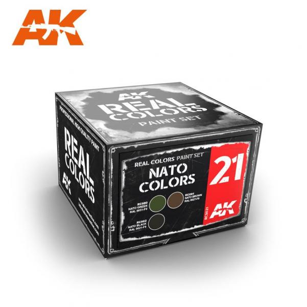 AK-Interactive: Real Colors - NATO Colors Set