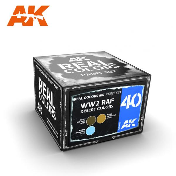 AK-Interactive: Real Colors - WW2 RAF Desert Colors Set
