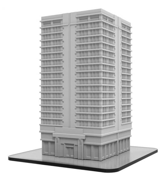 Monsterpocalypse: Buildings - Apartment Building (resin)