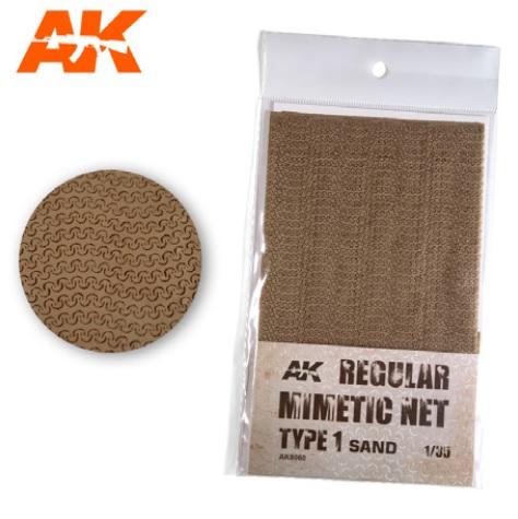 AK-Interactive: (Accessory) Camouflage Mimetic Net type 1 - Sand