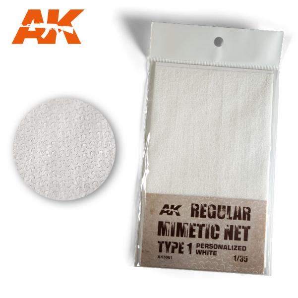 AK-Interactive: (Accessory) Camouflage Mimetic Net type 1 - Personalized White