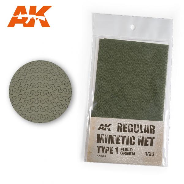 AK-Interactive: (Accessory) Camouflage Mimetic Net type 1 - Field Green
