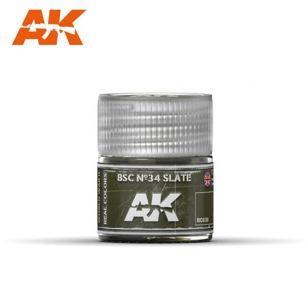 AK-Interactive: Real Colors - BSC Nº34 Slate 10ml