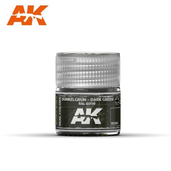 AK-Interactive: Real Colors - Dunkelgrün-Dark Green RAL 6009 10ml