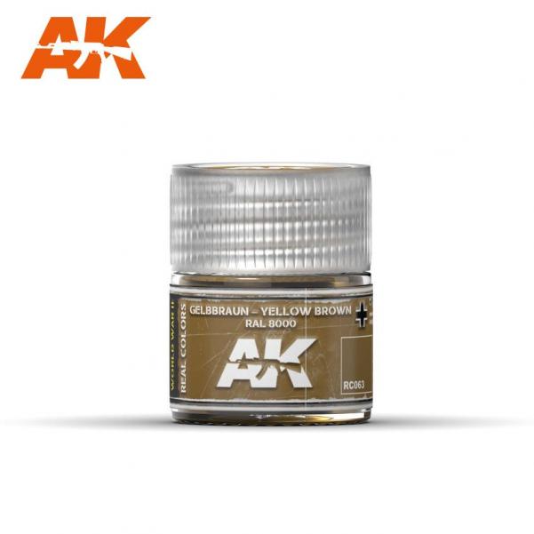 AK-Interactive: Real Colors - Gelbbraun-Yellow Brown RAL 8000 10ml