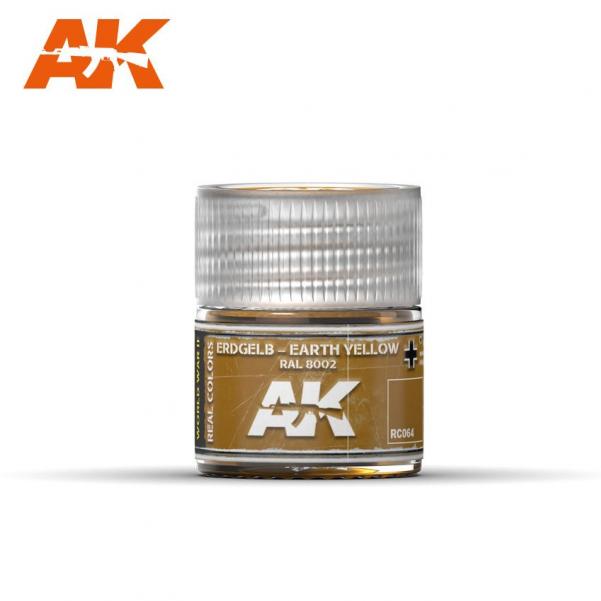 AK-Interactive: Real Colors - Erdgelb-Earth Yellow RAL 8002 10ml