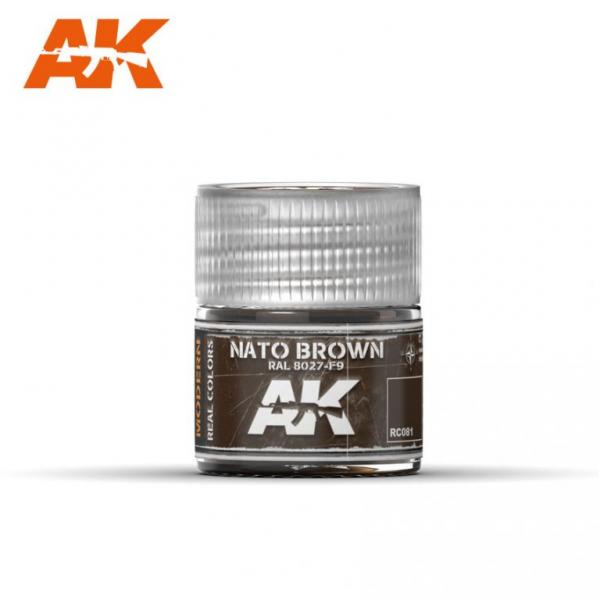 AK-Interactive: Real Colors - Nato Brown RAL 8027 F9