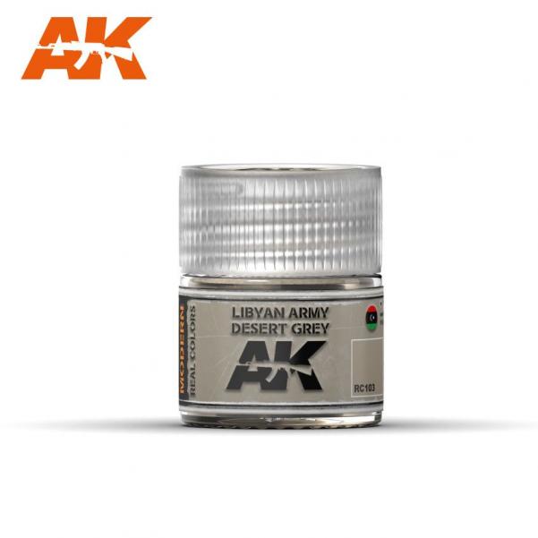 AK-Interactive: Real Colors - Libyan Army Desert Grey 10ml