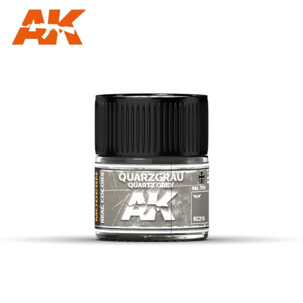 AK-Interactive: Real Colors - Quarzgrau-Quartz Grey RAL 7039 10ml