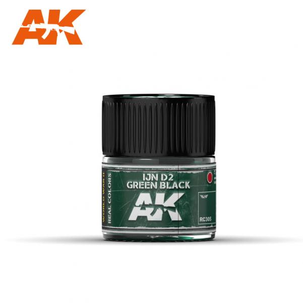 AK-Interactive: Real Colors - IJN D2 Green Black 10ml